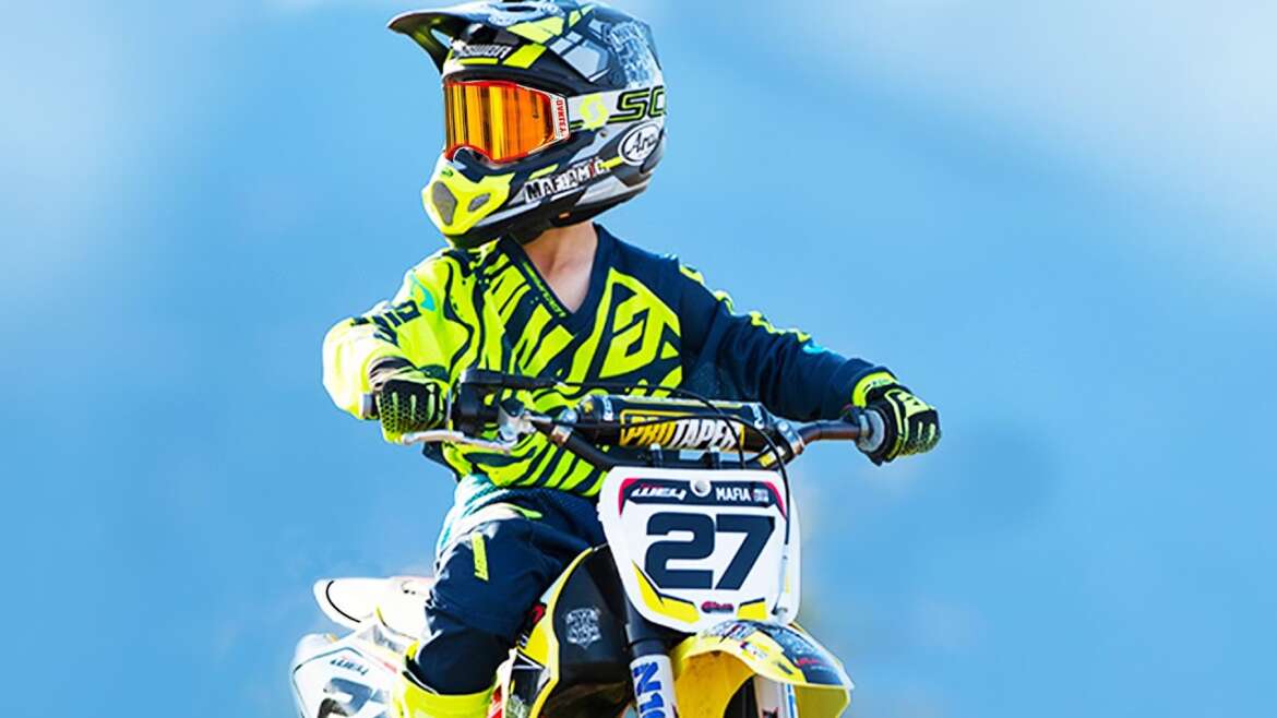 Kid motocross racing best sale